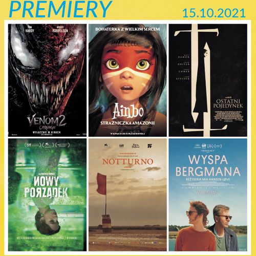 Premiery kinowe 15 października